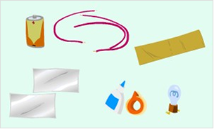 Materiais para o Alarme Luminoso